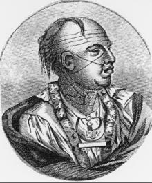 Outacite, Chief of the Cherokees.  London, 1762