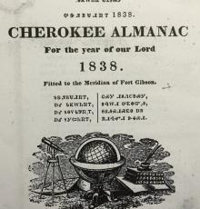 Cherokee Almanac 1838 Cover