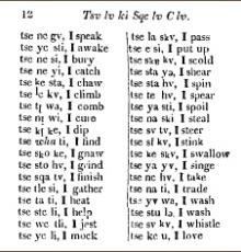 Rev. Daniel Butrick and David Brown, A Cherokee Speller, 1819.